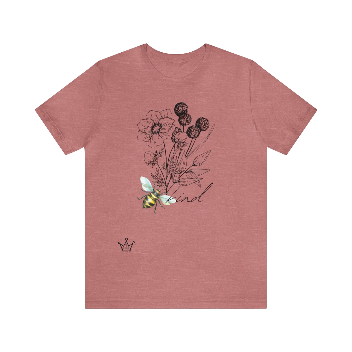 Bee Kind Adult T-Shirt Unisex Jersey Short Sleeve Tee