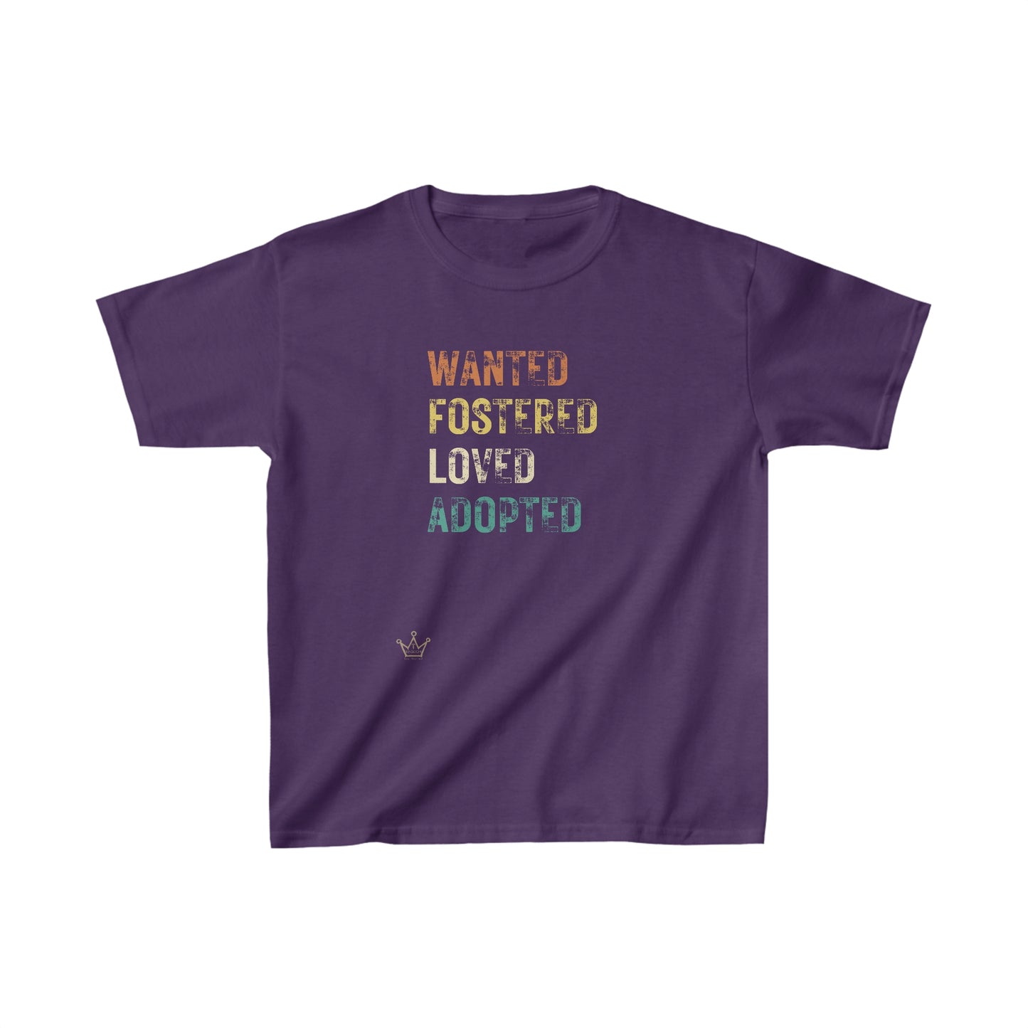 Wanted Fostered Loved Adopted Kids T-Shirt Heavy Cotton™ Tee