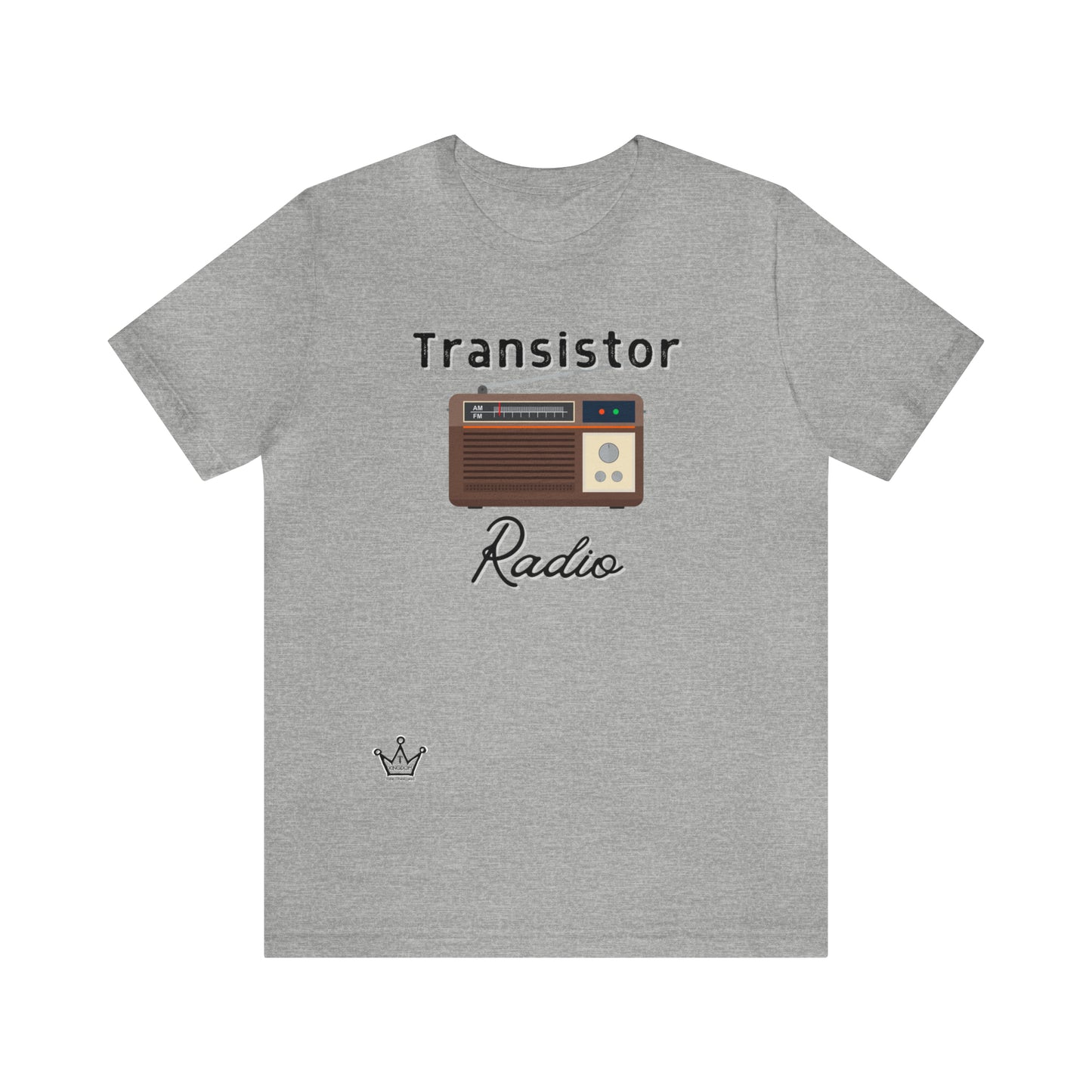 Transistor Radio Retro Adult T-Shirt Unisex Jersey Short Sleeve Tee