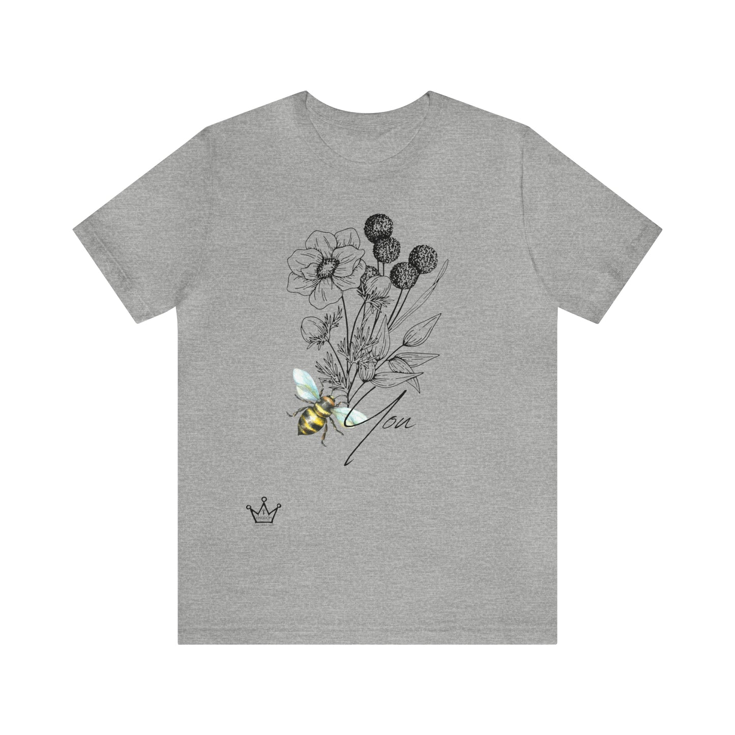 Bee You Adult T-Shirt Unisex Jersey Short Sleeve Tee