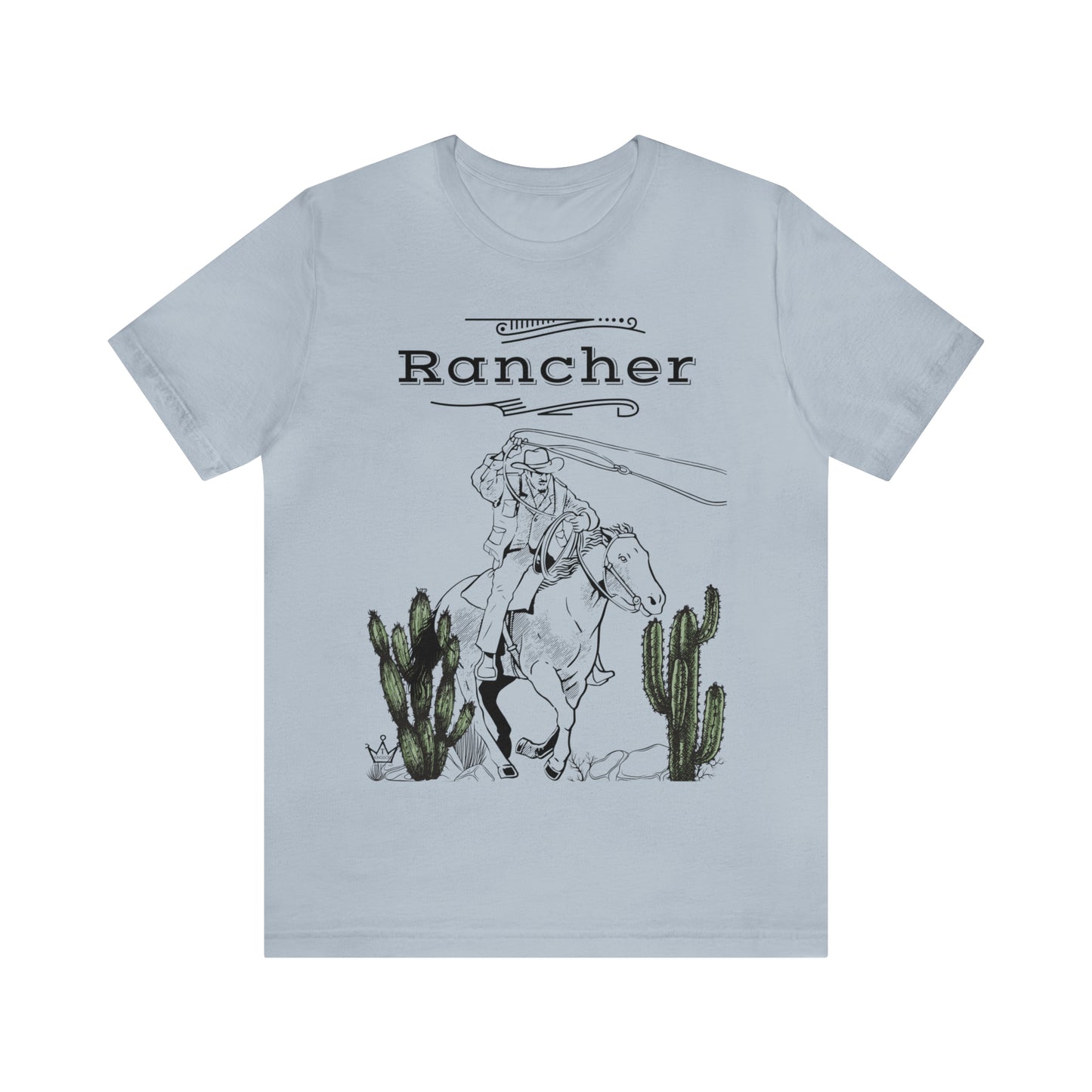 Rancher Adult T-Shirt Unisex Jersey Short Sleeve Tee