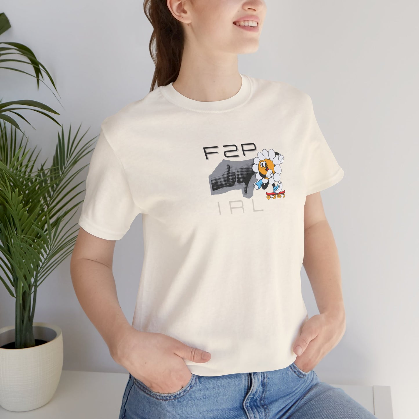 F2P IRL Adult T-Shirt Unisex Jersey Short Sleeve Tee