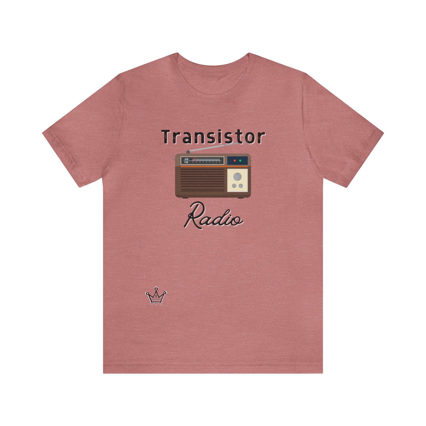 Transistor Radio Retro Adult T-Shirt Unisex Jersey Short Sleeve Tee