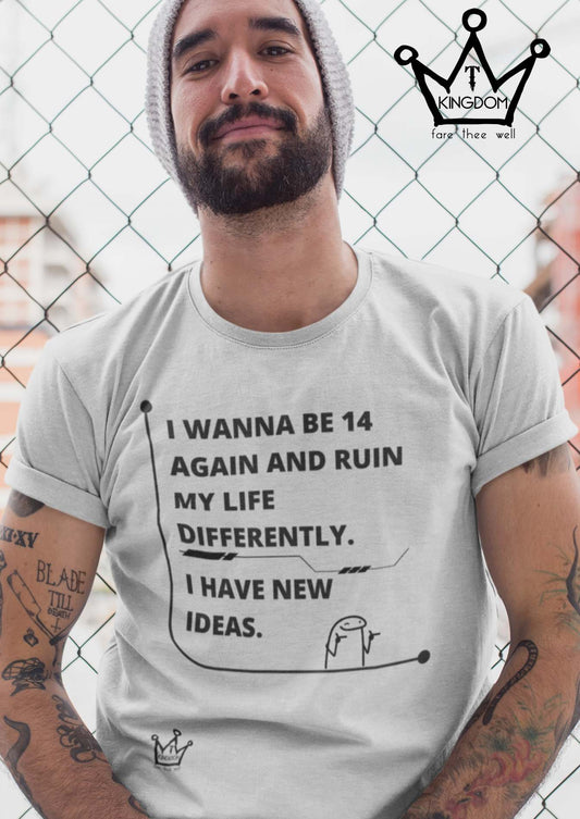 14 Again Adult T-Shirt Unisex Jersey Short Sleeve Tee