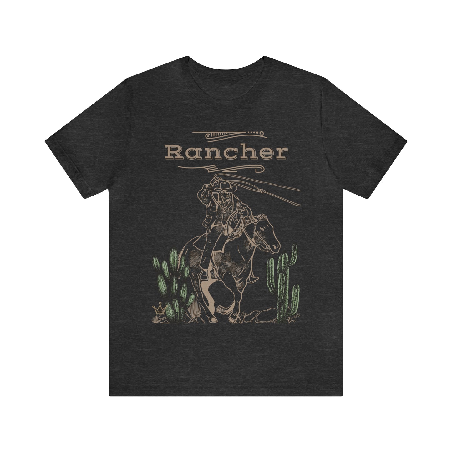 Rancher Adult T-Shirt Unisex Jersey Short Sleeve Tee