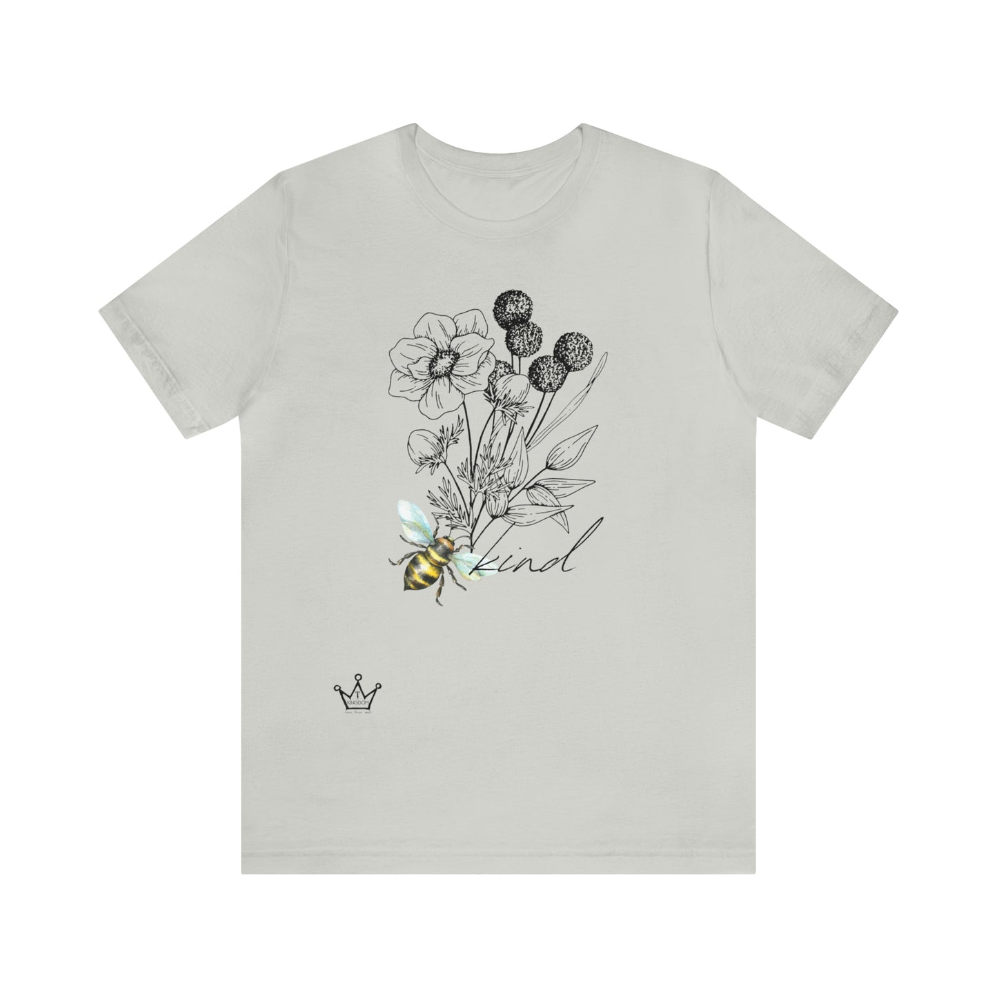 Bee Kind Adult T-Shirt Unisex Jersey Short Sleeve Tee