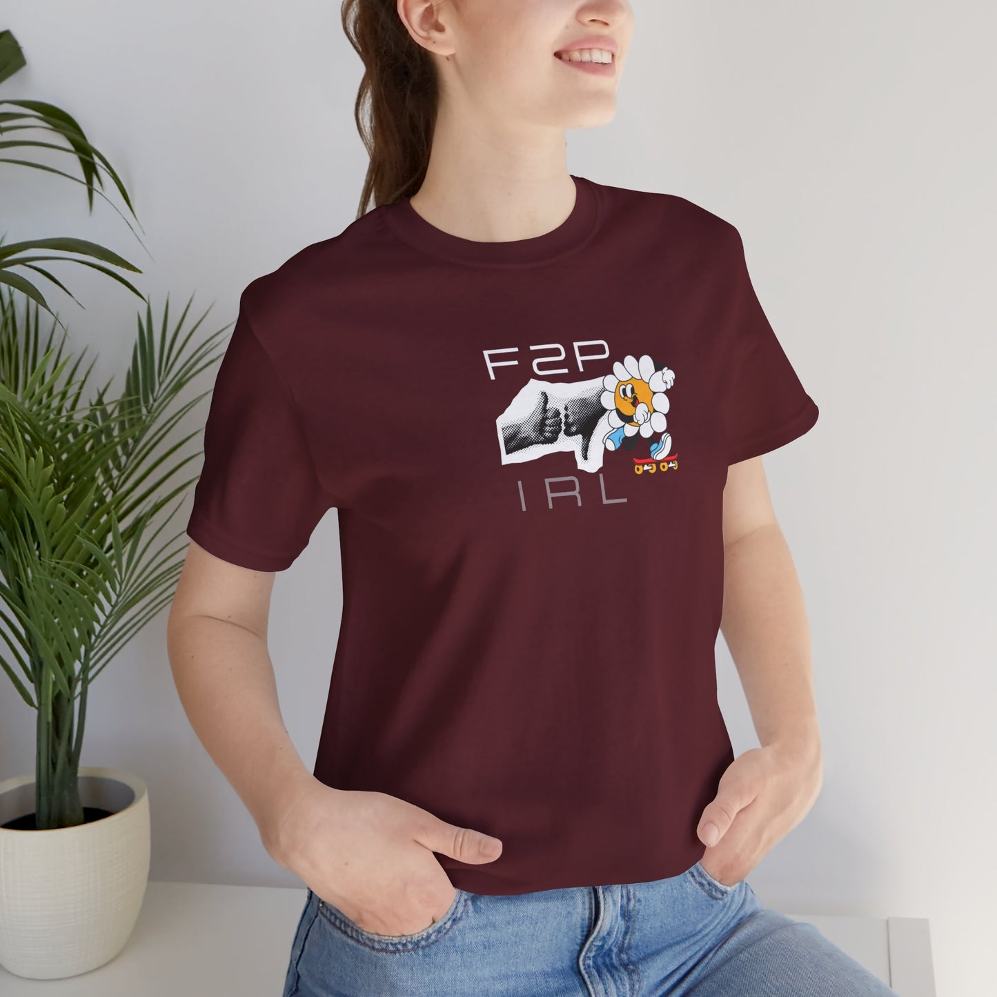 F2P IRL Adult T-Shirt Unisex Jersey Short Sleeve Tee