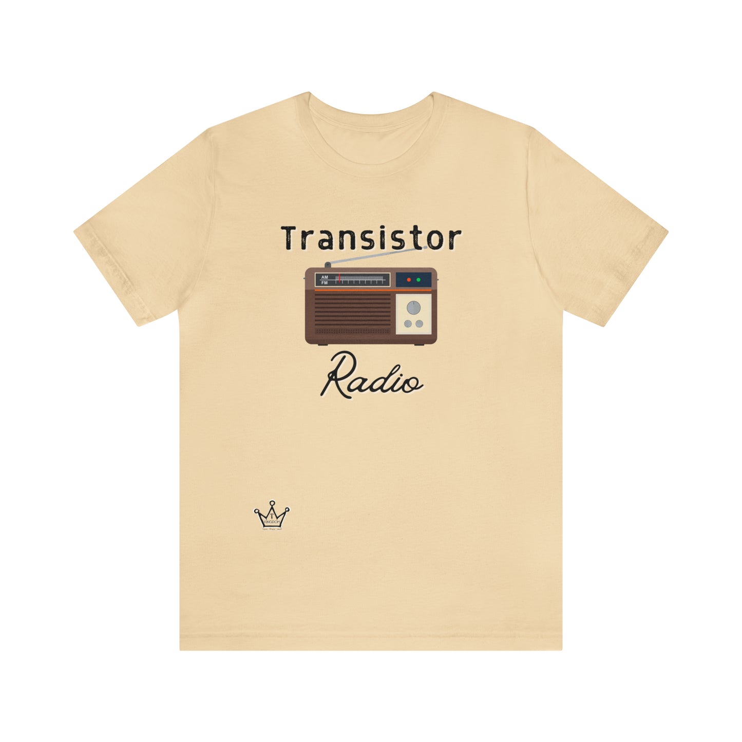 Transistor Radio Retro Adult T-Shirt Unisex Jersey Short Sleeve Tee