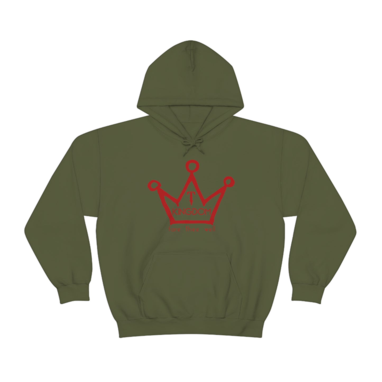 T-Kingdom Adult Hoodie Red Ink - Unisex Heavy Blend™ Hooded Sweatshirt