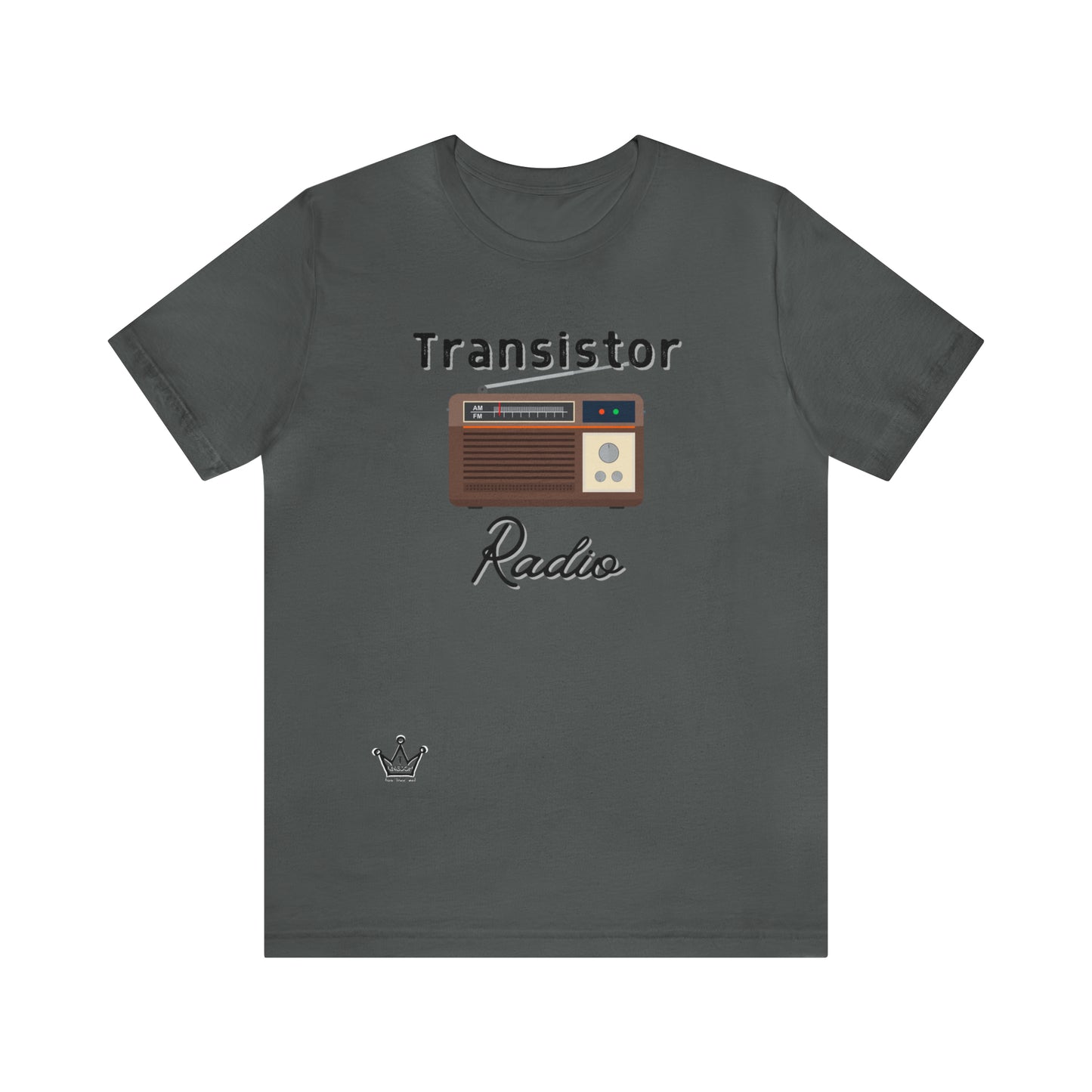 Transistor Radio Retro Adult T-Shirt Unisex Jersey Short Sleeve Tee