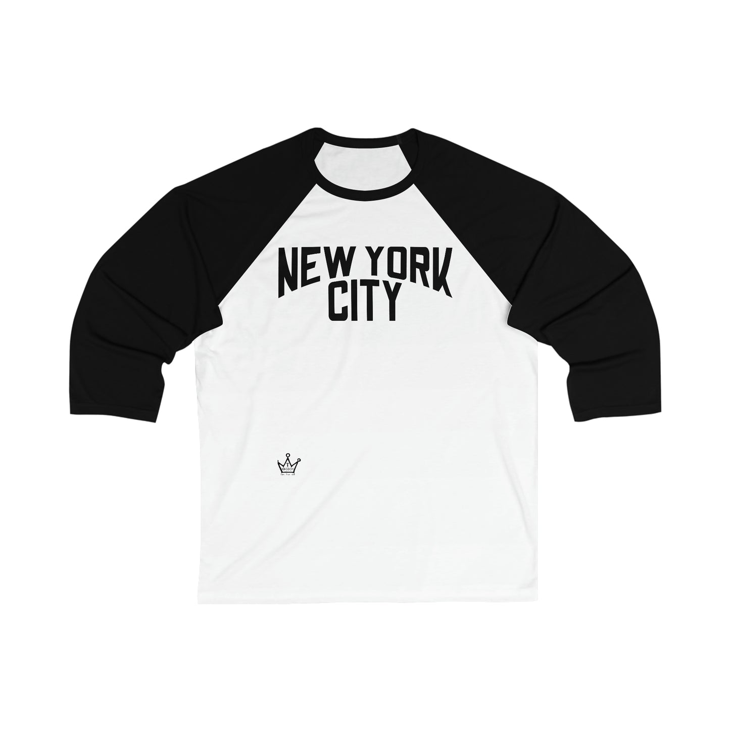 NYC Vintage Adult Baseball Tee Unisex 3\4 Sleeve