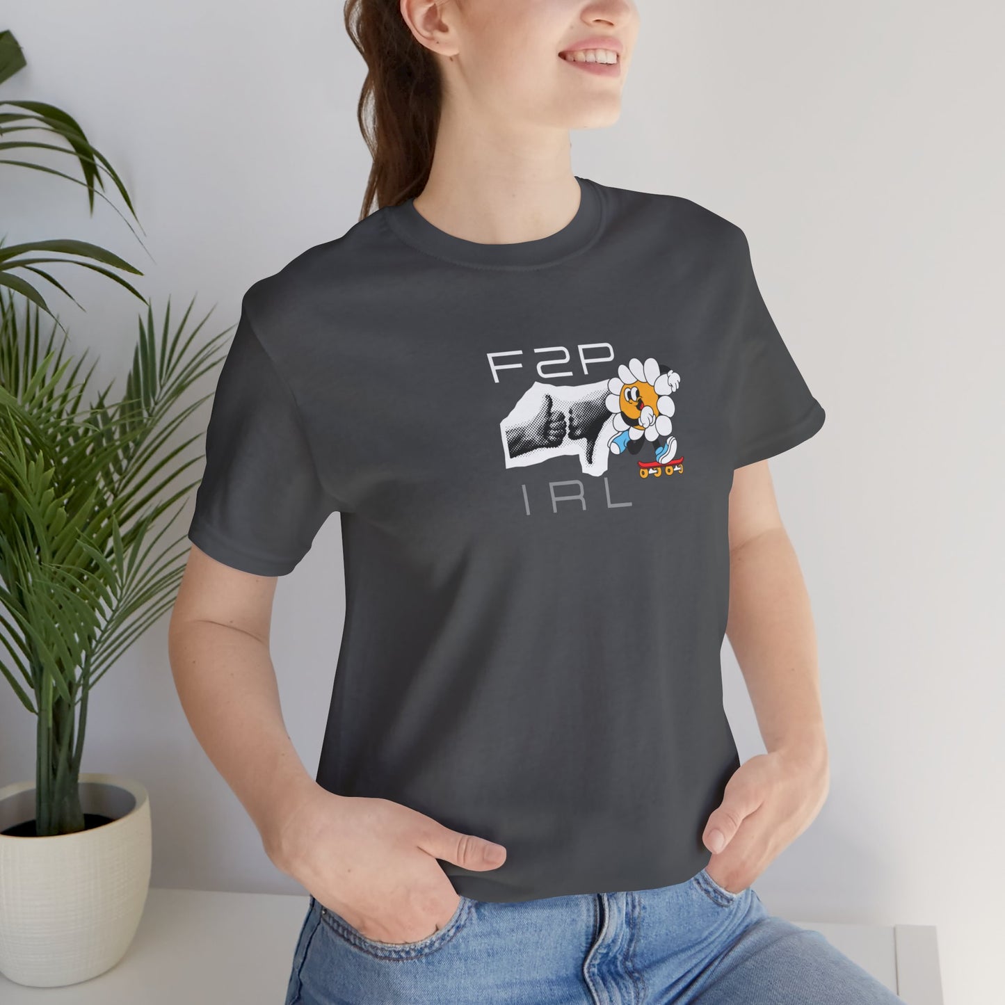 F2P IRL Adult T-Shirt Unisex Jersey Short Sleeve Tee