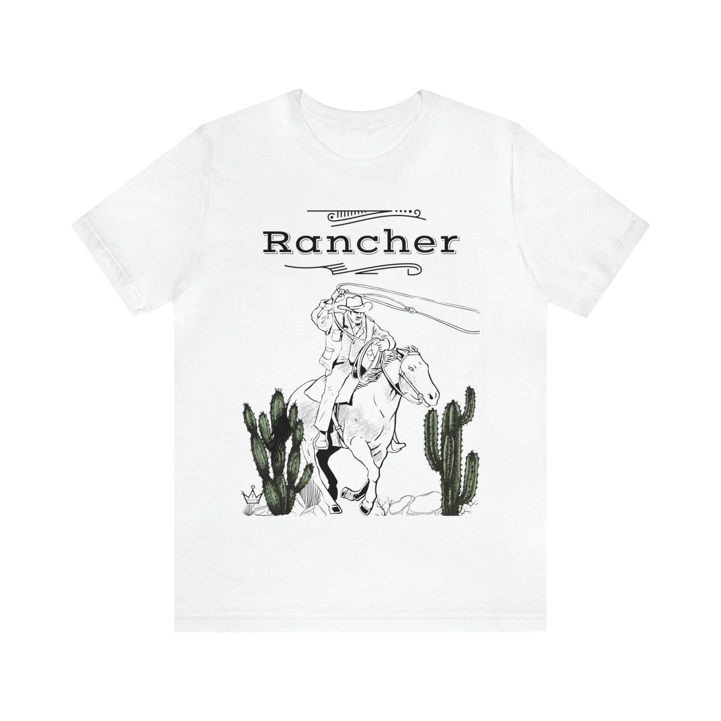 Rancher Adult T-Shirt Unisex Jersey Short Sleeve Tee