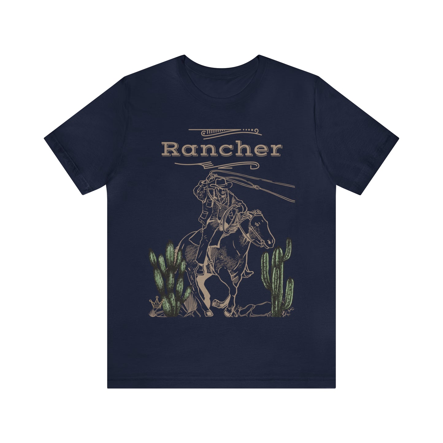 Rancher Adult T-Shirt Unisex Jersey Short Sleeve Tee