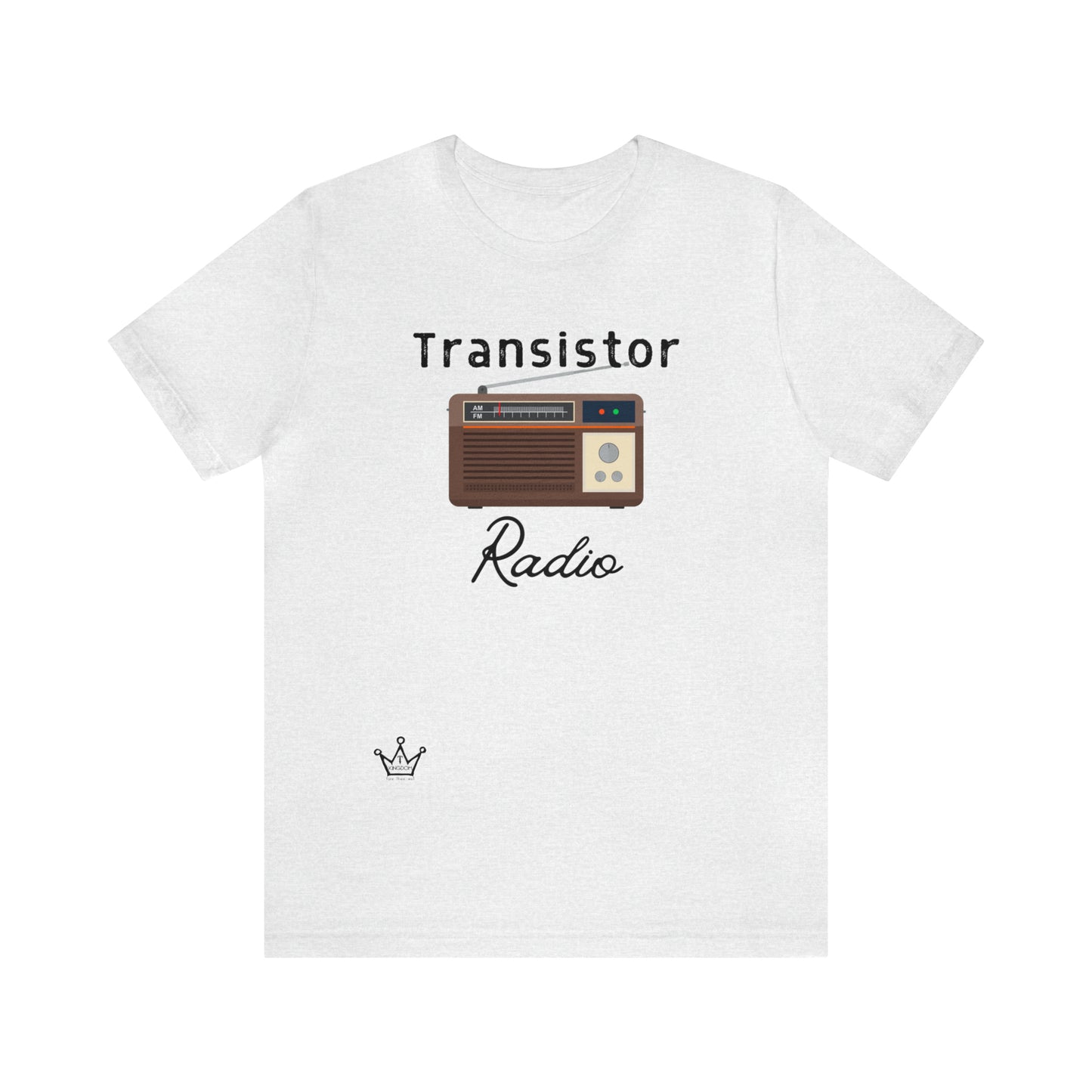 Transistor Radio Retro Adult T-Shirt Unisex Jersey Short Sleeve Tee