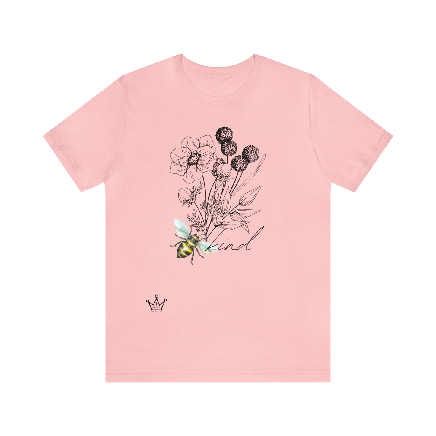 Bee Kind Adult T-Shirt Unisex Jersey Short Sleeve Tee