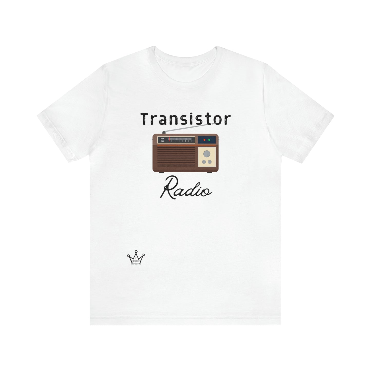 Transistor Radio Retro Adult T-Shirt Unisex Jersey Short Sleeve Tee