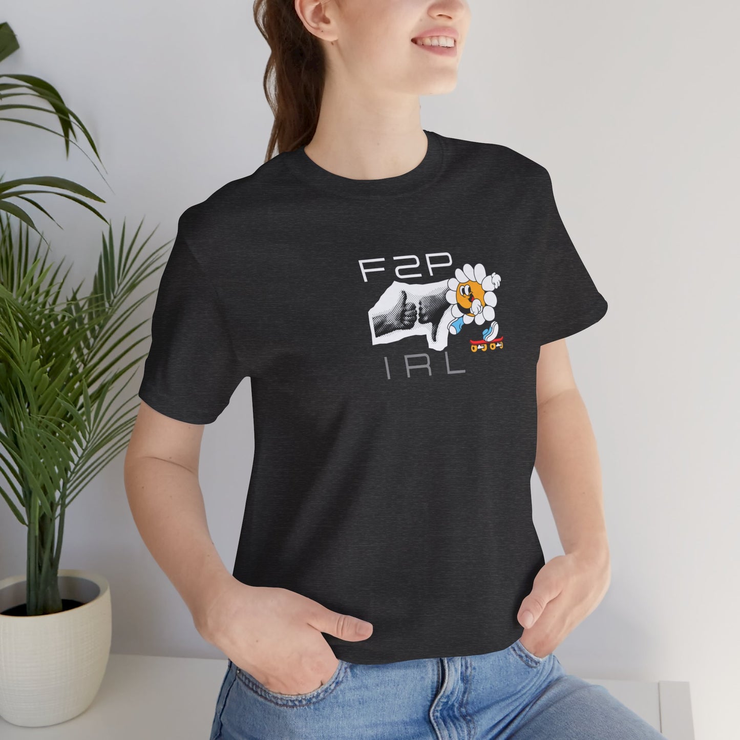 F2P IRL Adult T-Shirt Unisex Jersey Short Sleeve Tee