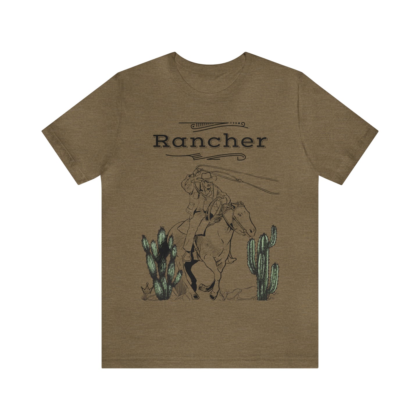 Rancher Adult T-Shirt Unisex Jersey Short Sleeve Tee