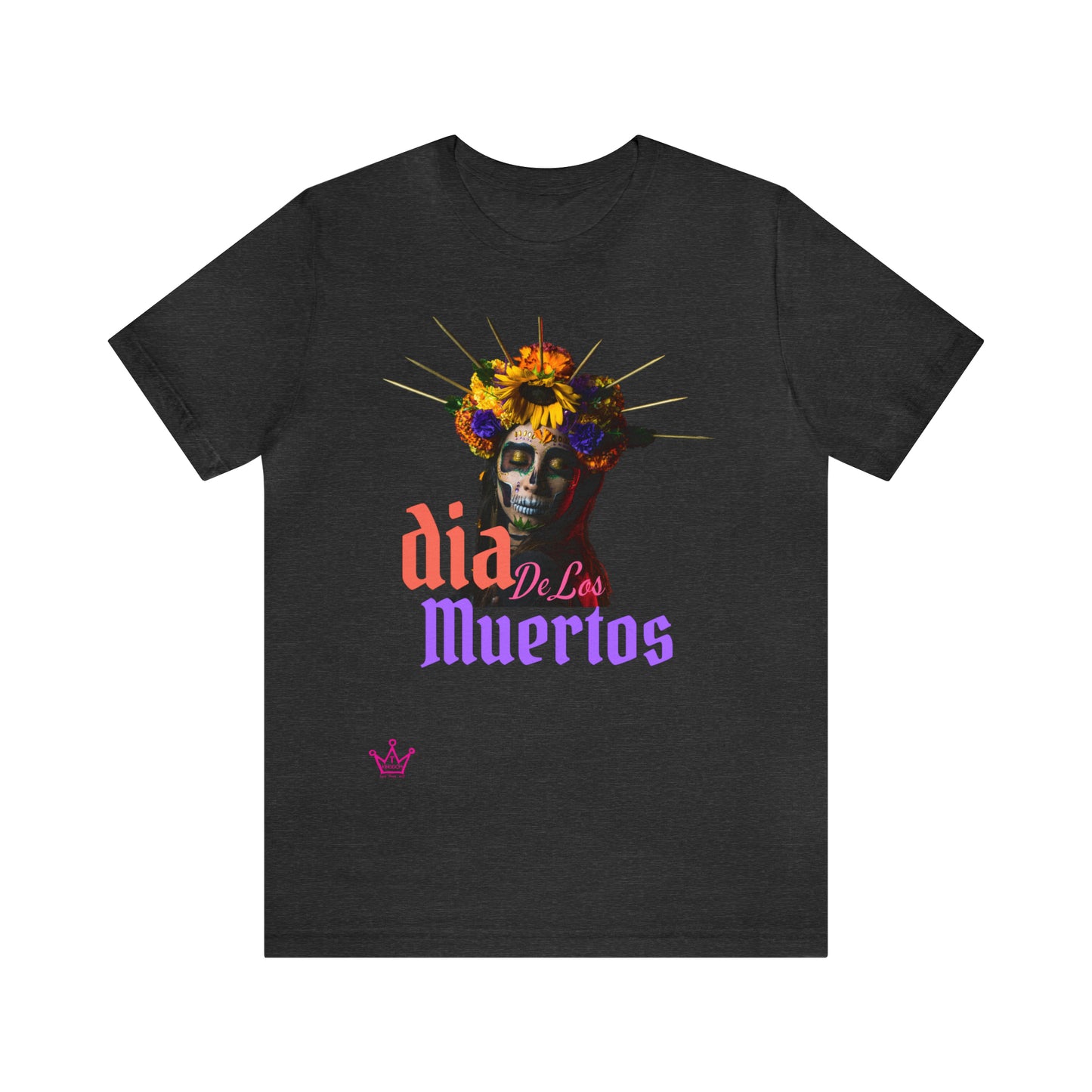 Dia de los Muertos Halloween Adult T-Shirt Unisex Jersey Short Sleeve Tee