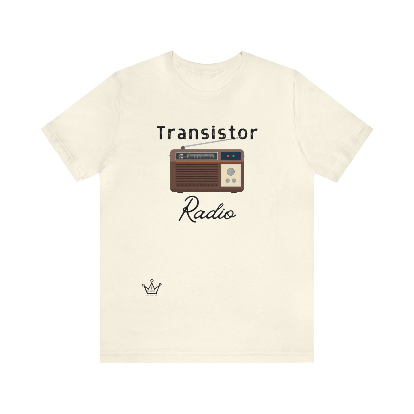 Transistor Radio Retro Adult T-Shirt Unisex Jersey Short Sleeve Tee