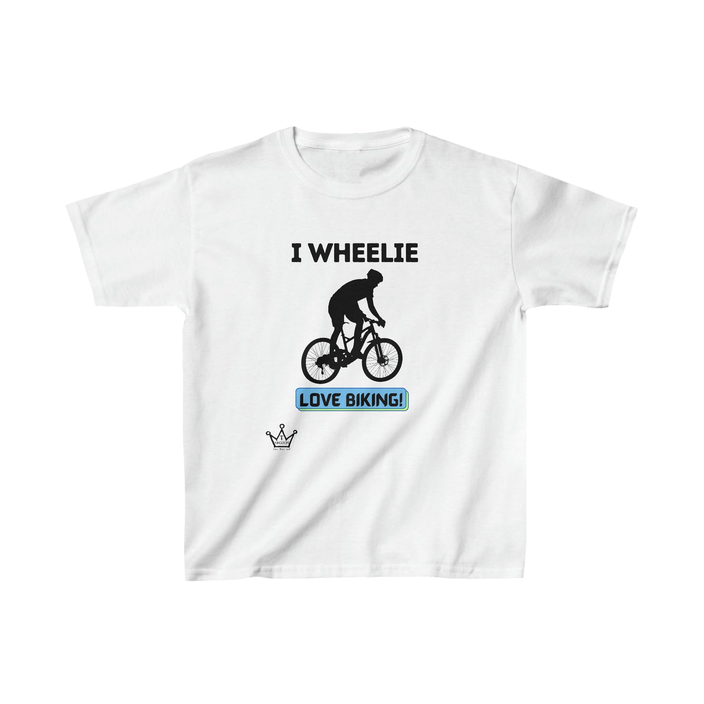 I Wheelie Love Biking Kids T-Shirt Heavy Cotton™ Tee