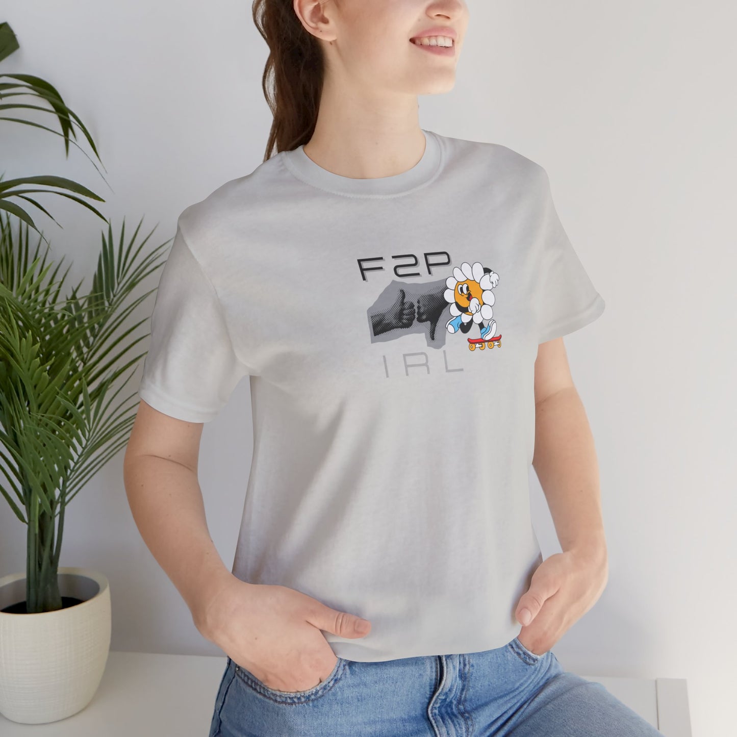 F2P IRL Adult T-Shirt Unisex Jersey Short Sleeve Tee