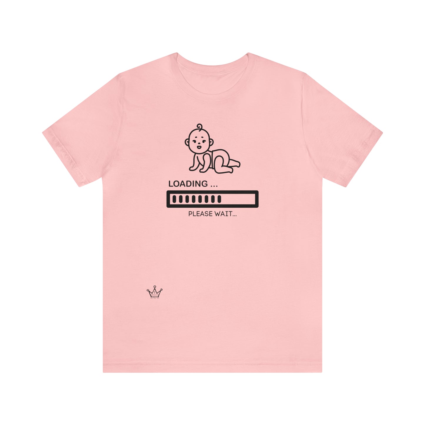 BABY LOADING Adult T-Shirt Unisex Jersey Short Sleeve Tee