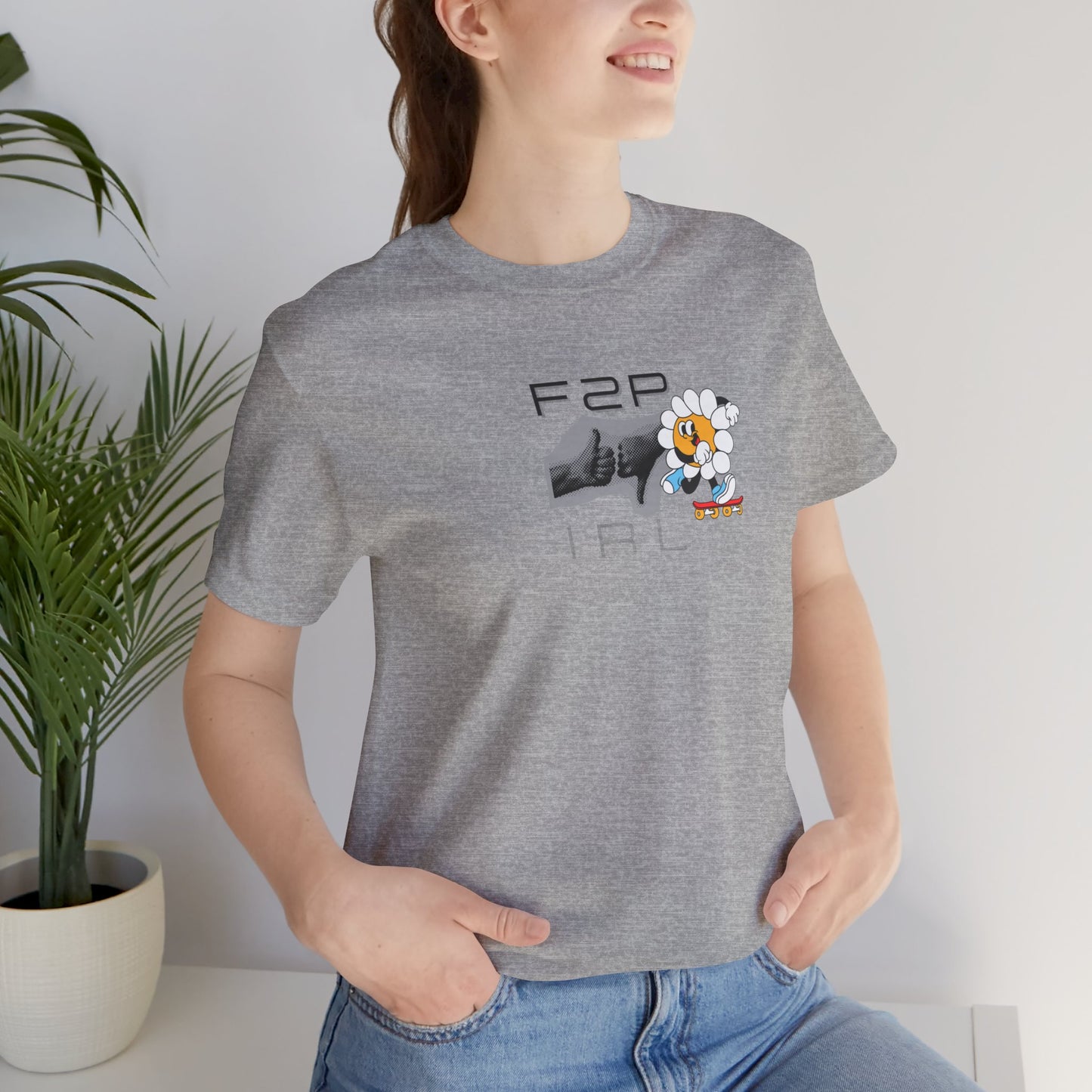 F2P IRL Adult T-Shirt Unisex Jersey Short Sleeve Tee