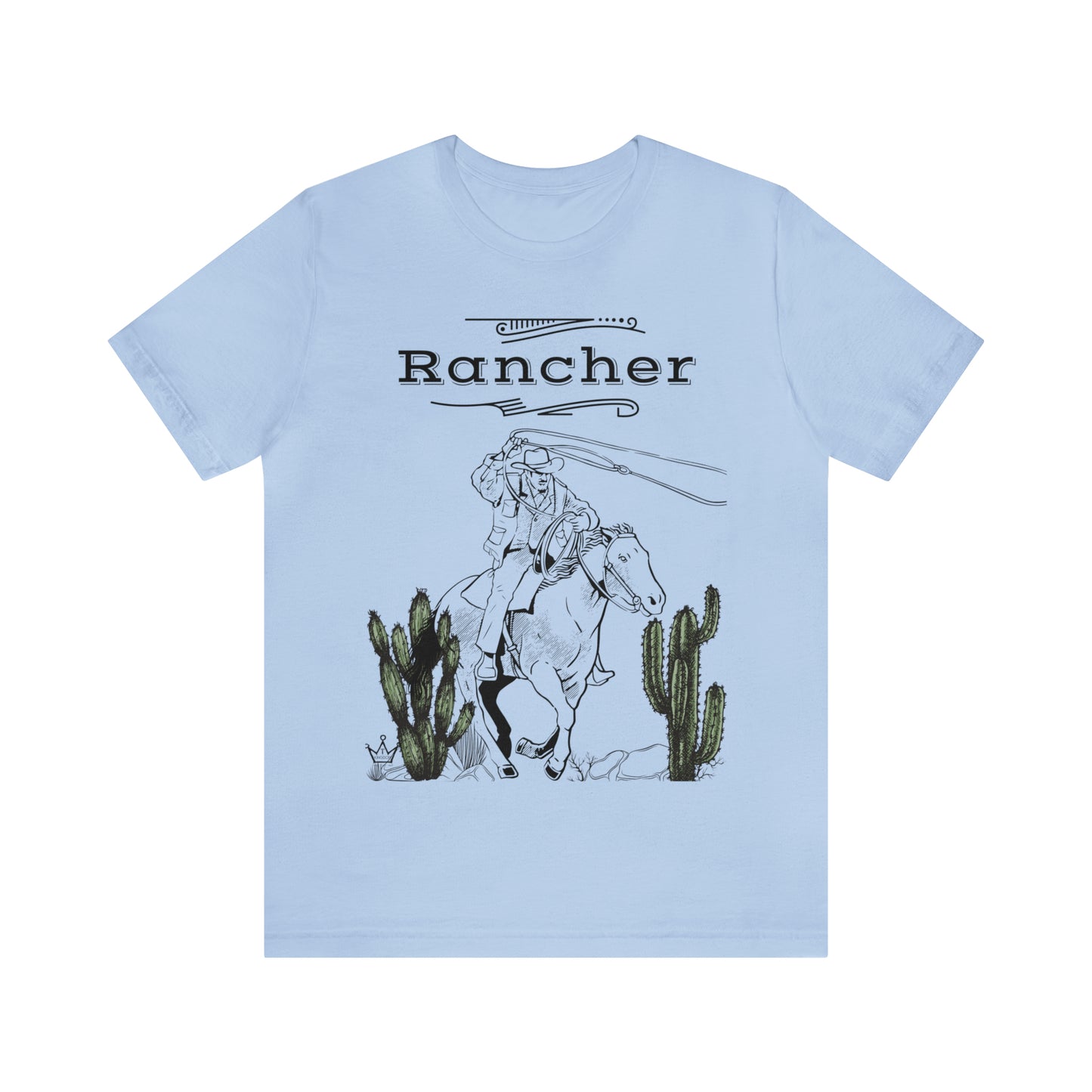 Rancher Adult T-Shirt Unisex Jersey Short Sleeve Tee