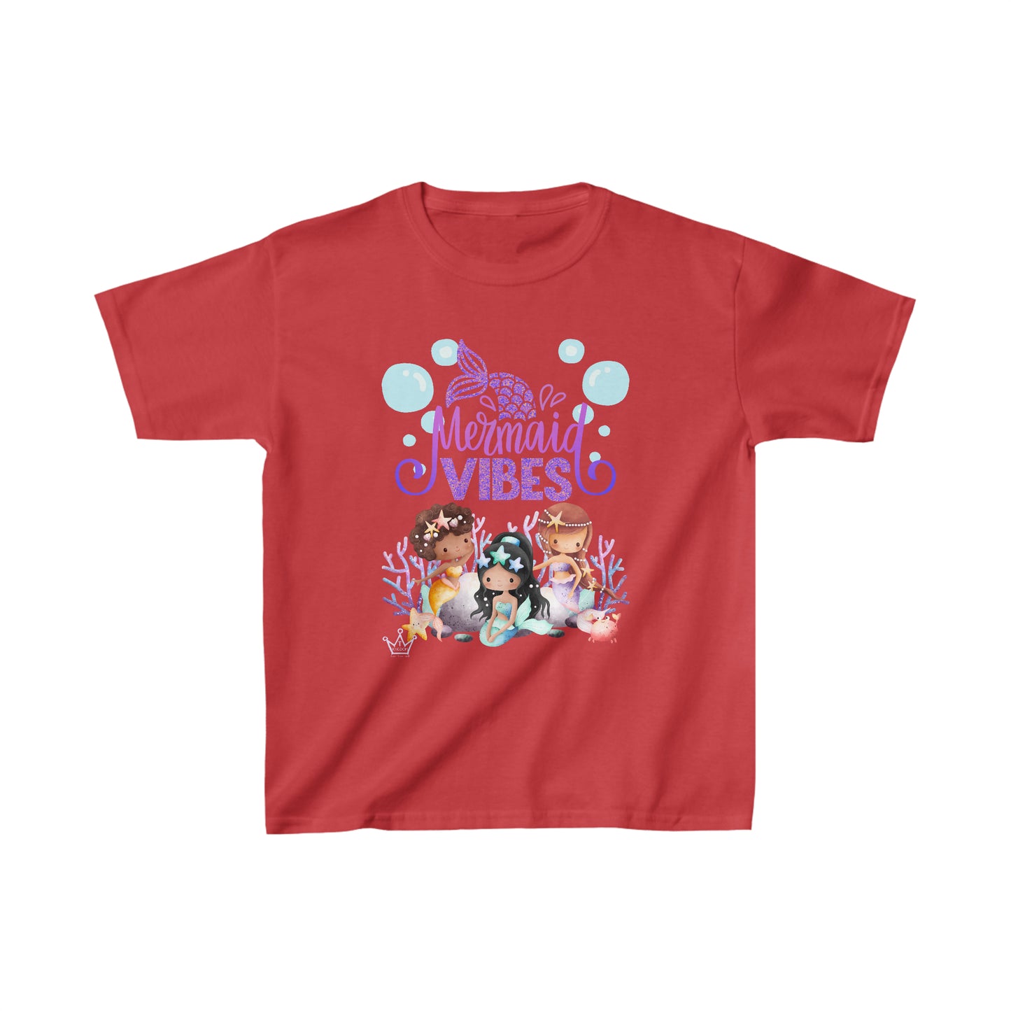 Mermaid Vibes Kids T-Shirt Heavy Cotton™ Tee