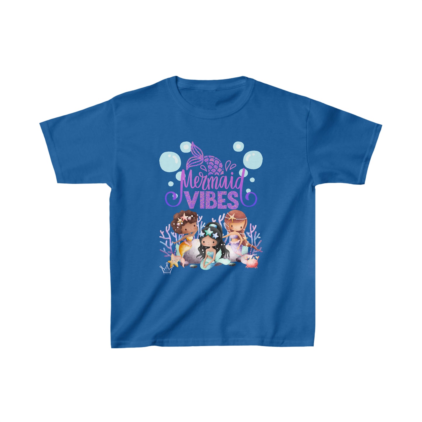 Mermaid Vibes Kids T-Shirt Heavy Cotton™ Tee