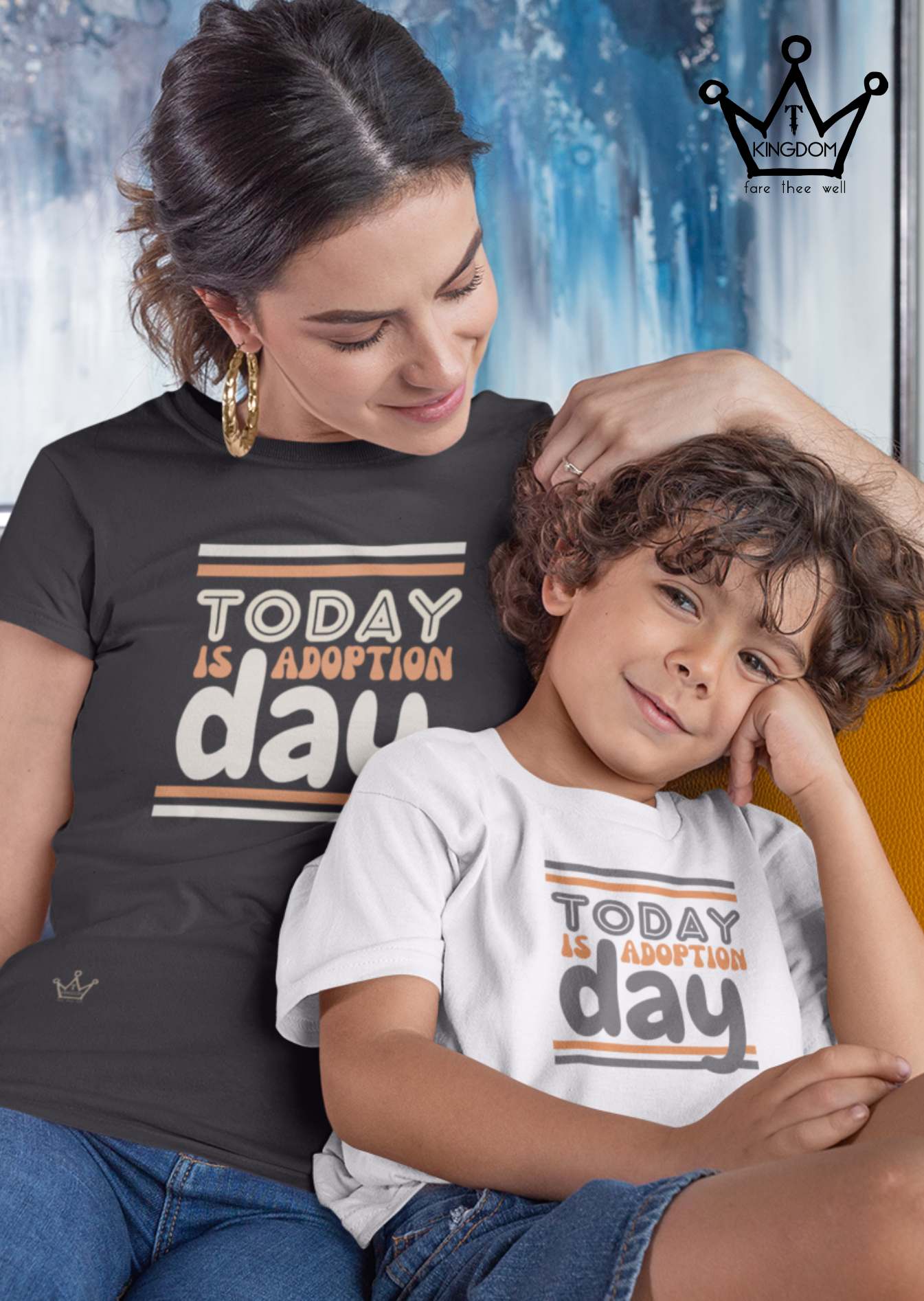 Today is Adoption Day Adult T-Shirt Unisex Jersey Short Sleeve Tee