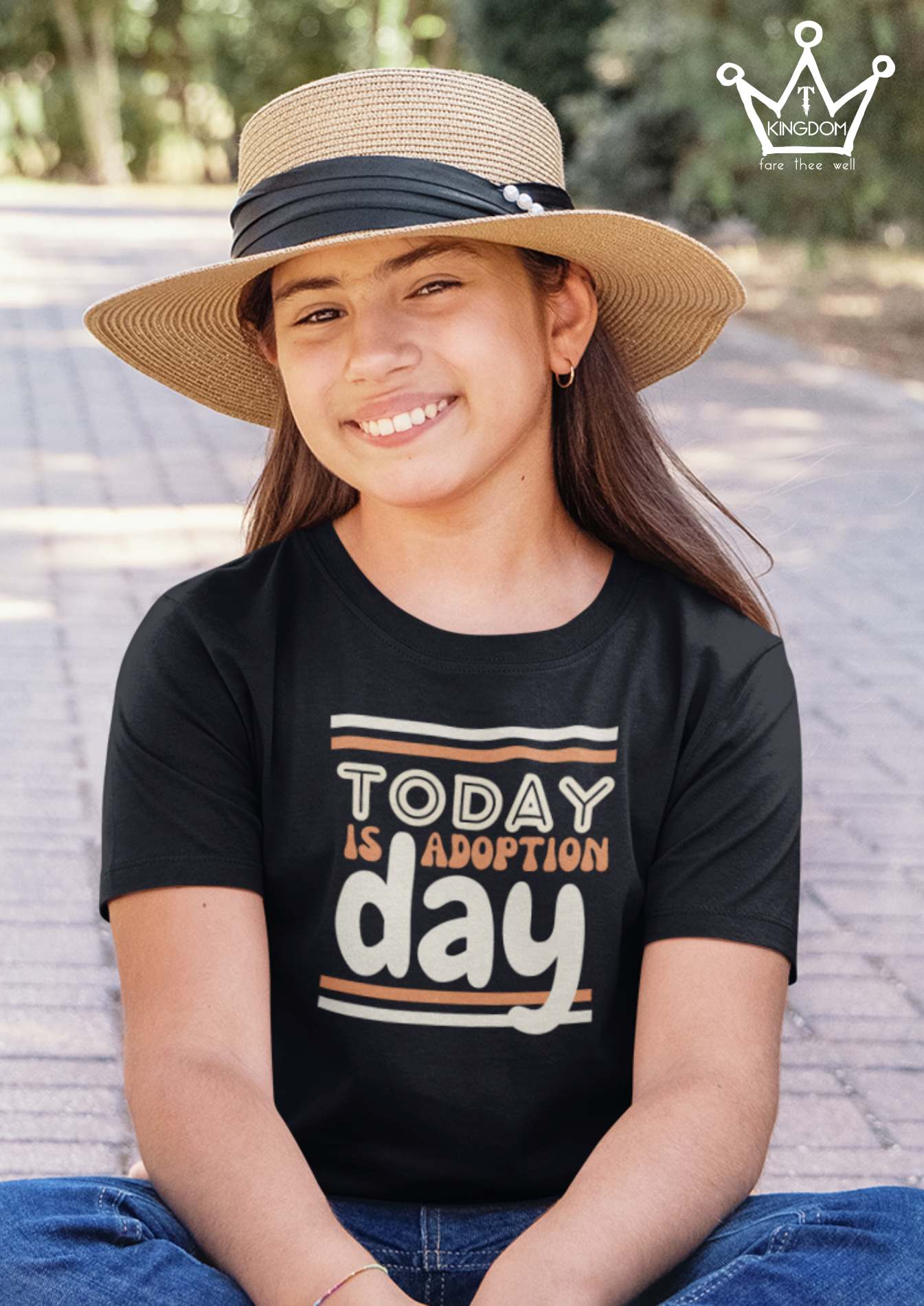 Today is Adoption Day Kids T-Shirt Heavy Cotton™ Tee