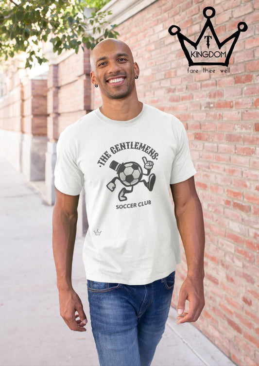 The Gentlemens Soccer Club Adult T-Shirt Unisex Jersey Short Sleeve Tee