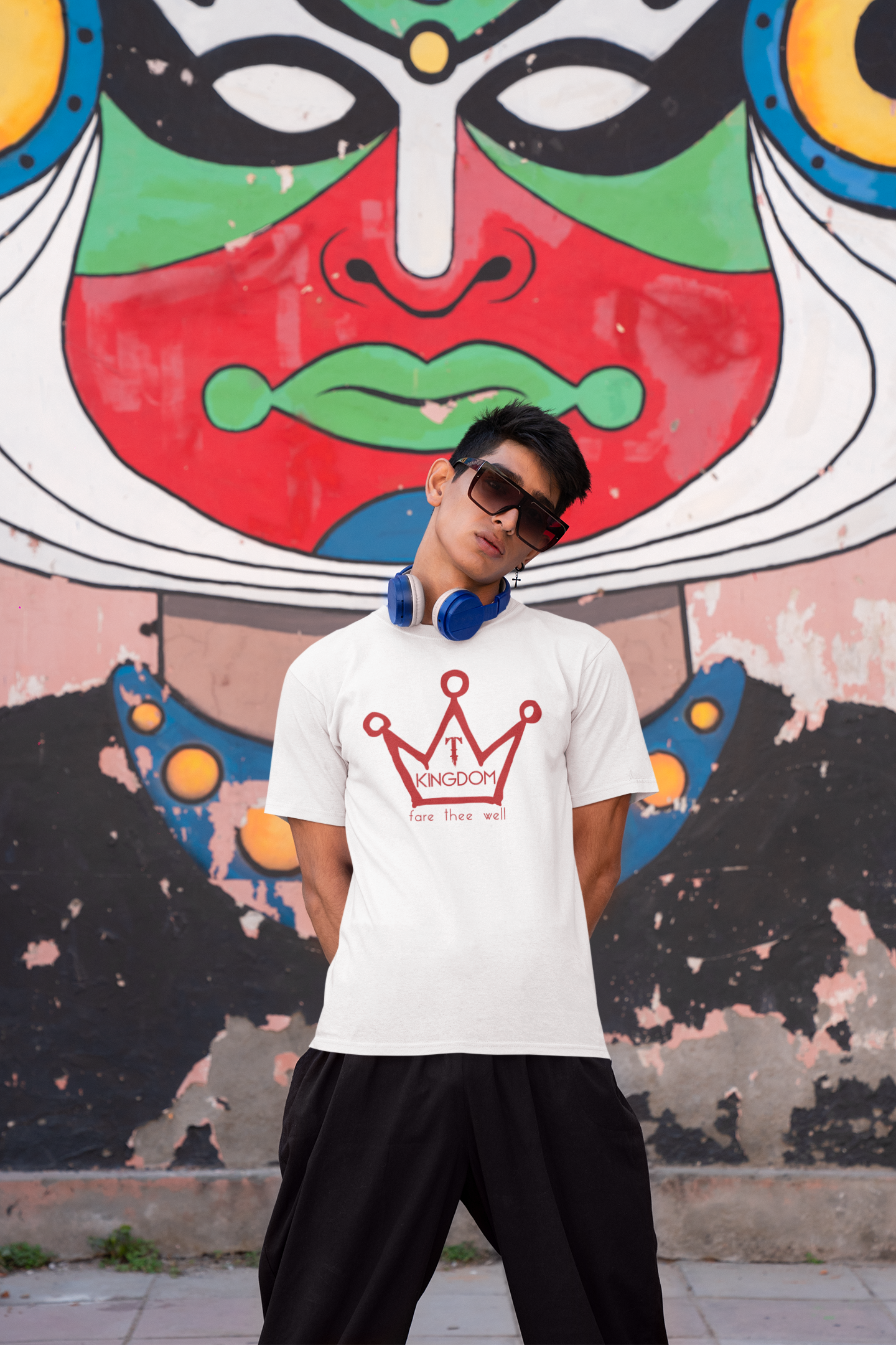 T-Kingdom Adult T-Shirt Red Ink Unisex Jersey Short Sleeve Tee