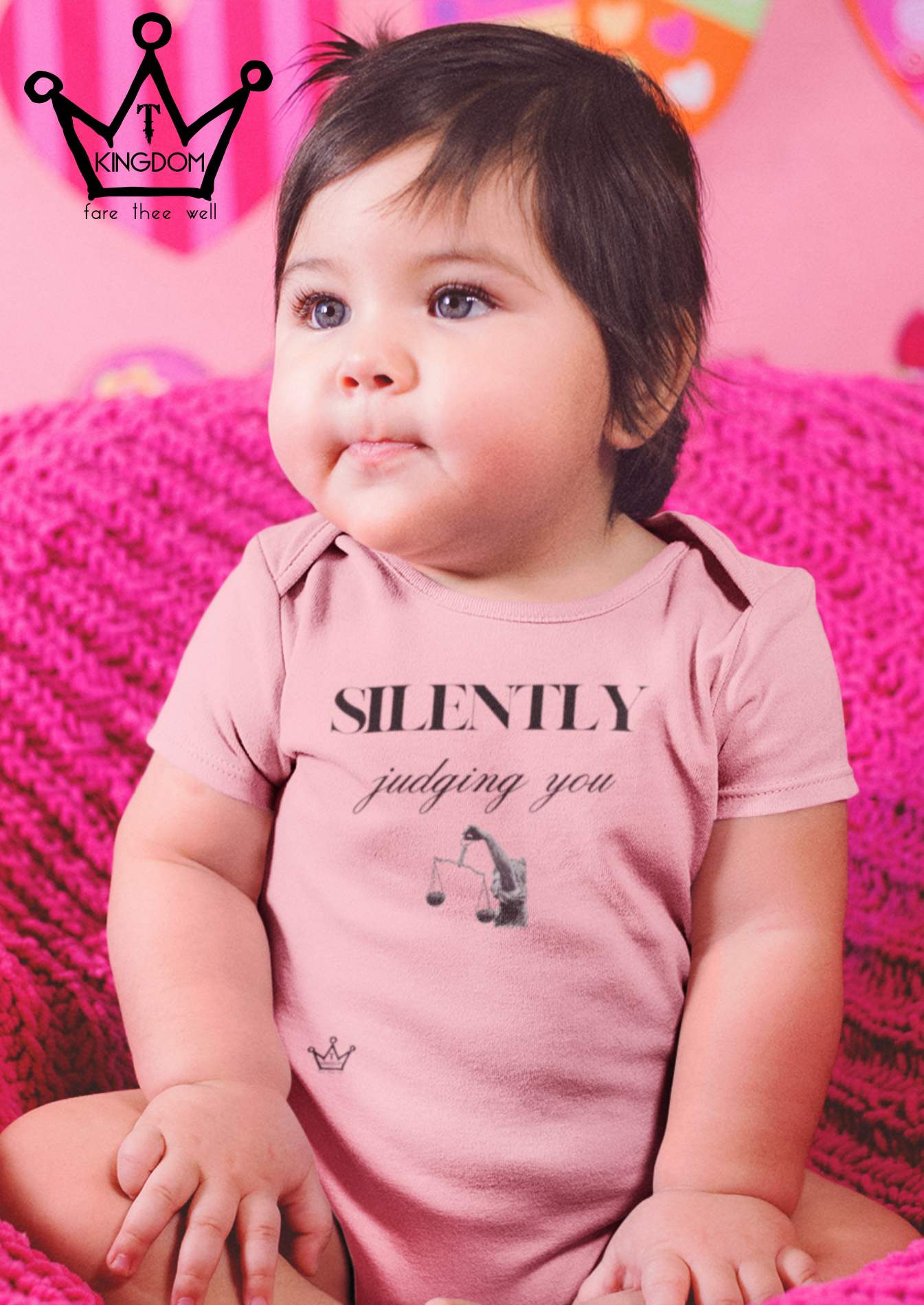 Silently Judging You Toddler/Infant Bodysuit Fine Jersey