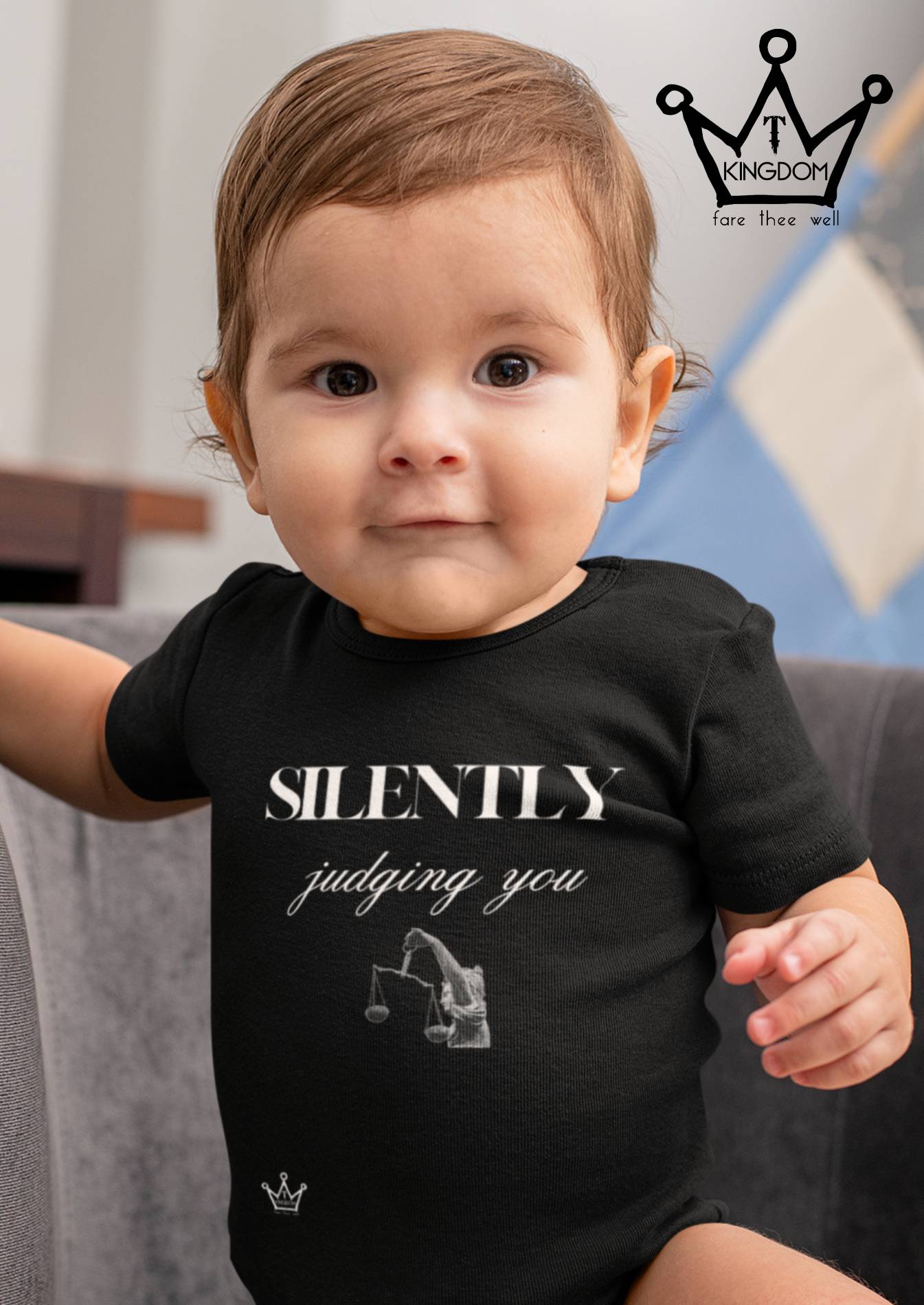 Silently Judging You Toddler/Infant Bodysuit Fine Jersey