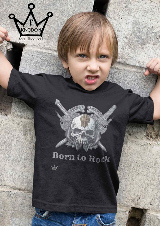 Born to Rock Kids T-Shirt Heavy Cotton™ Tee