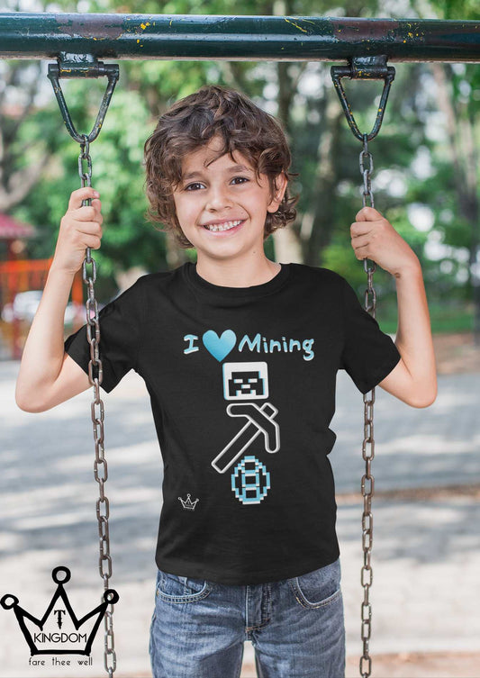 I Love Mining Kids T-Shirt Heavy Cotton™ Tee