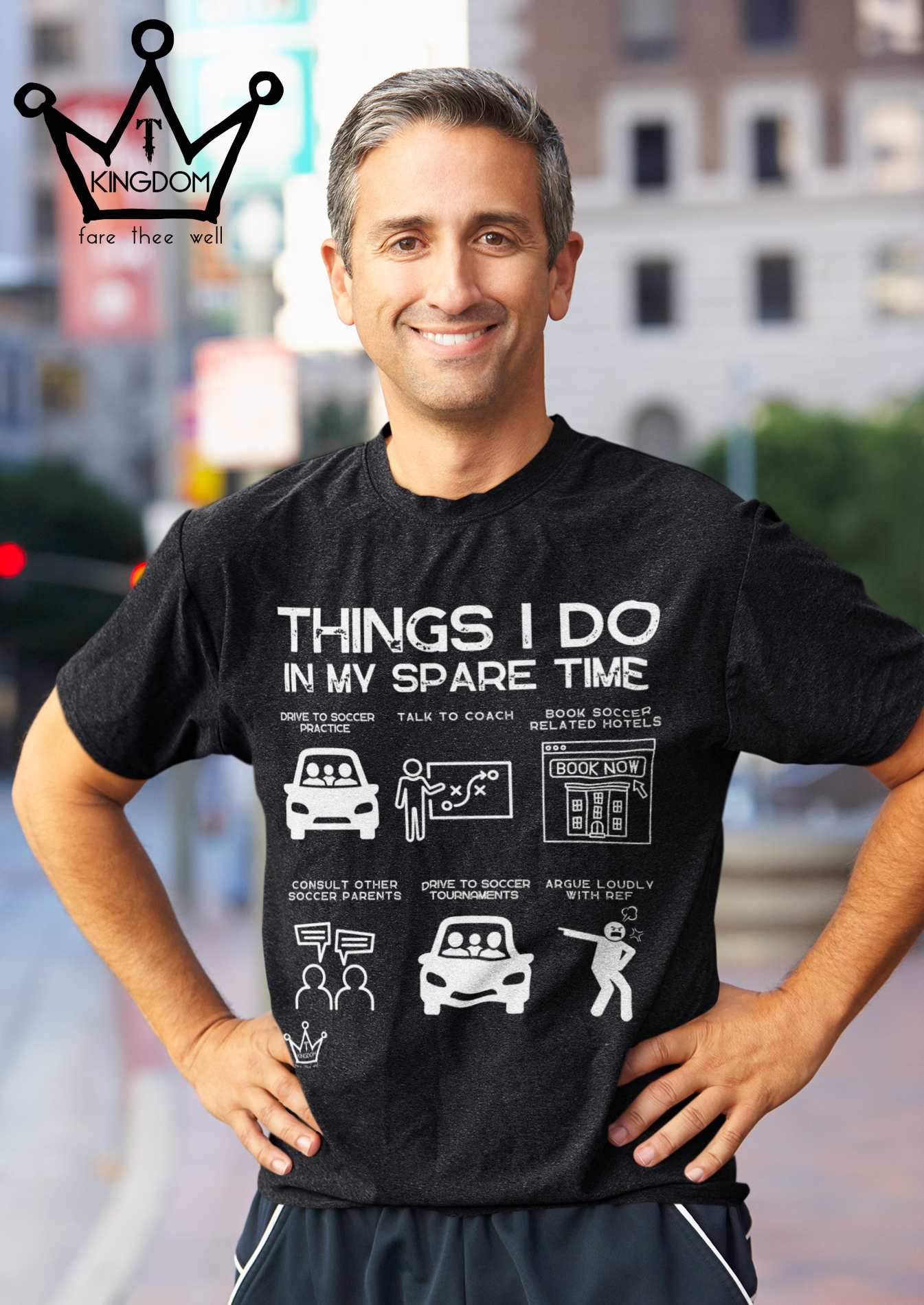 Soccer Things I Do Adult T-Shirt Unisex Jersey Short Sleeve Tee