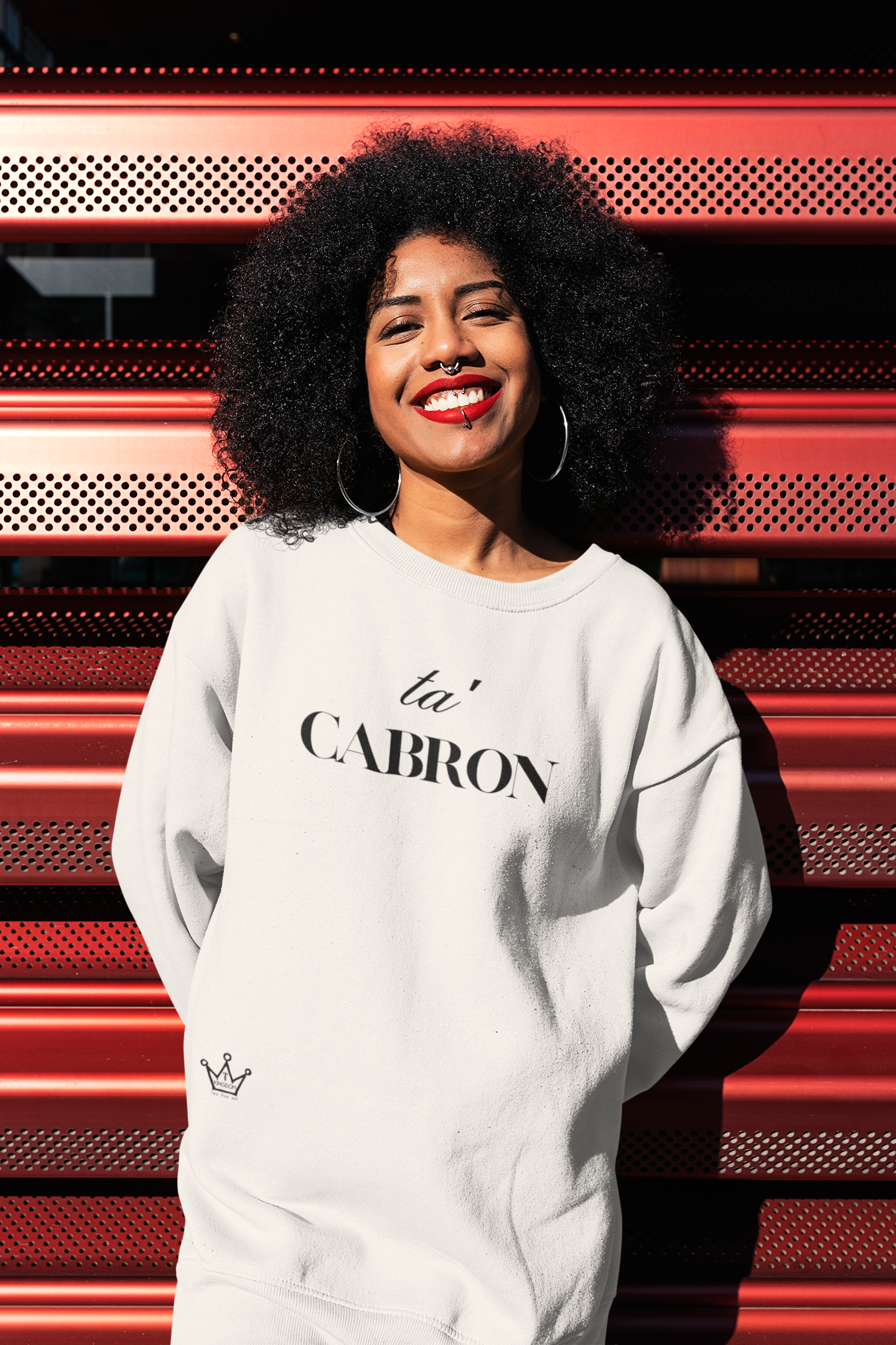 Ta Cabron Adult Sweatshirt Unisex Heavy Blend™ Crewneck Sweatshirt