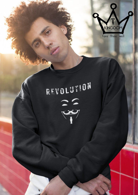 Revolution Anonymous Adult Sweatshirt Unisex Heavy Blend™ Crewneck