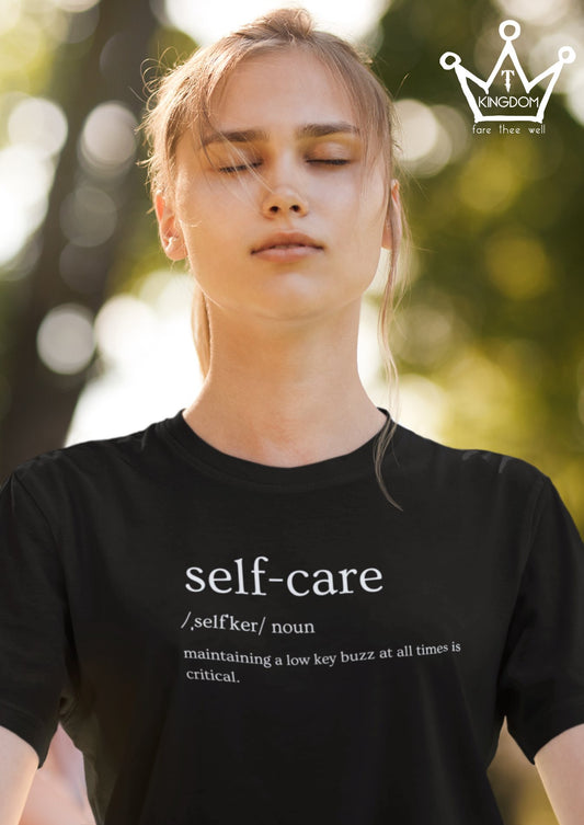 Self-Care Adult T-Shirt Unisex Jersey Short Sleeve Tee