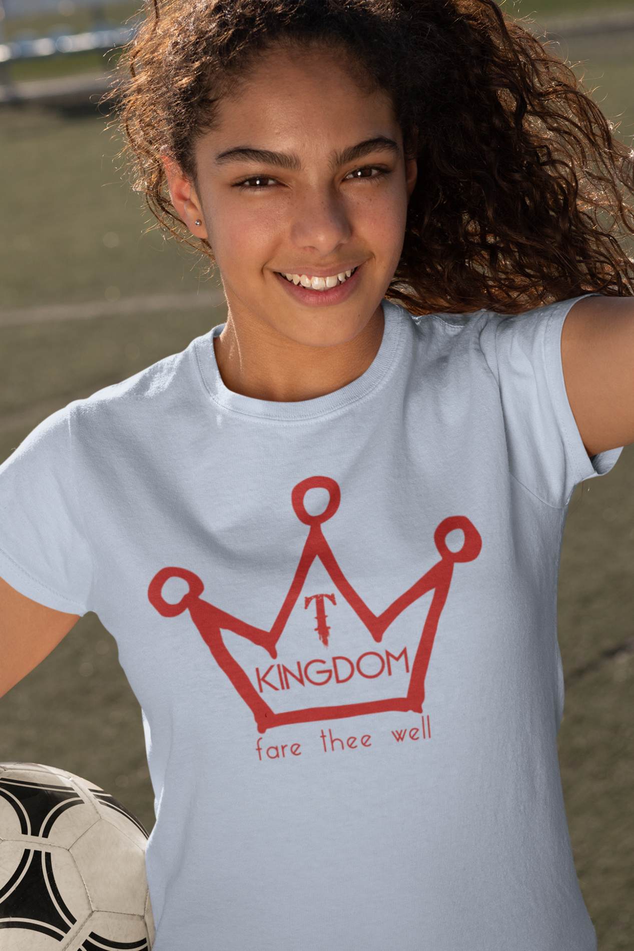 T-Kingdom Adult T-Shirt Red Ink Unisex Jersey Short Sleeve Tee