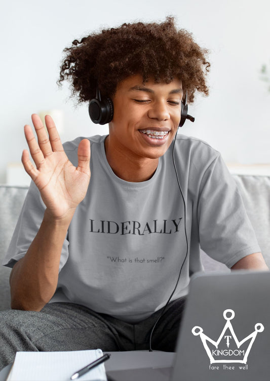 Liderally Adult T-Shirt Unisex Jersey Short Sleeve Tee