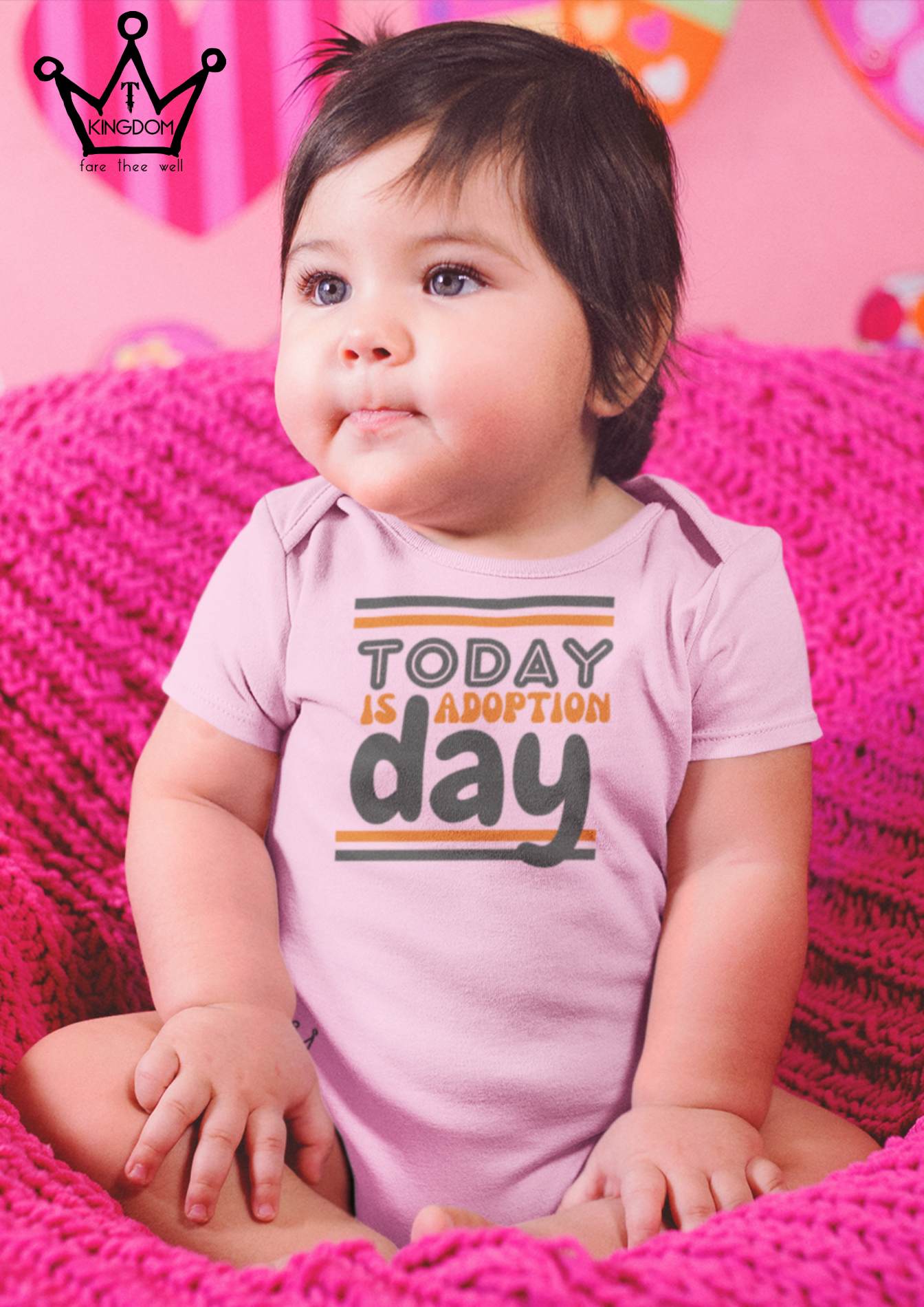 Today is Adoption Day Toddler/Infant Bodysuit Fine Jersey