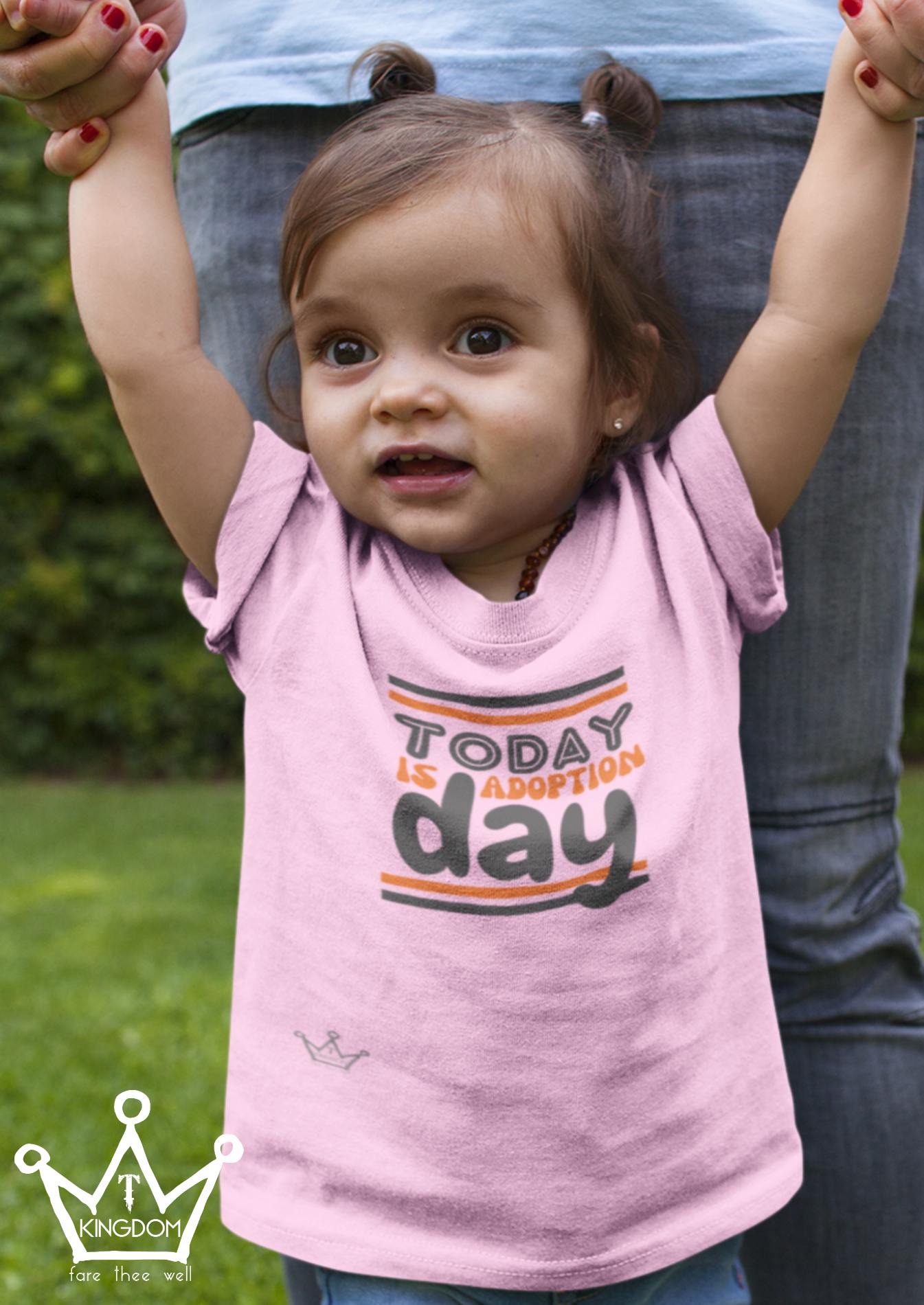 Today is Adoption Day Toddler/Infant T-Shirt Fine Jersey Tee