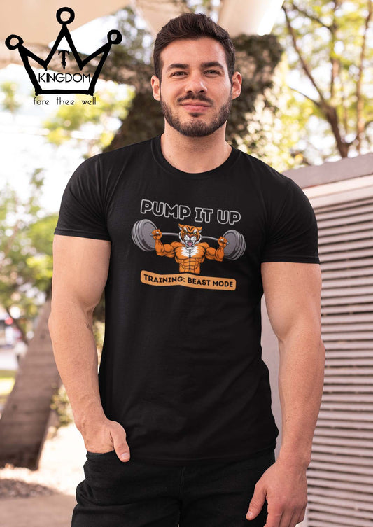 Training Beast Mode Gym Adult T-Shirt Unisex Jersey Short Sleeve Tee