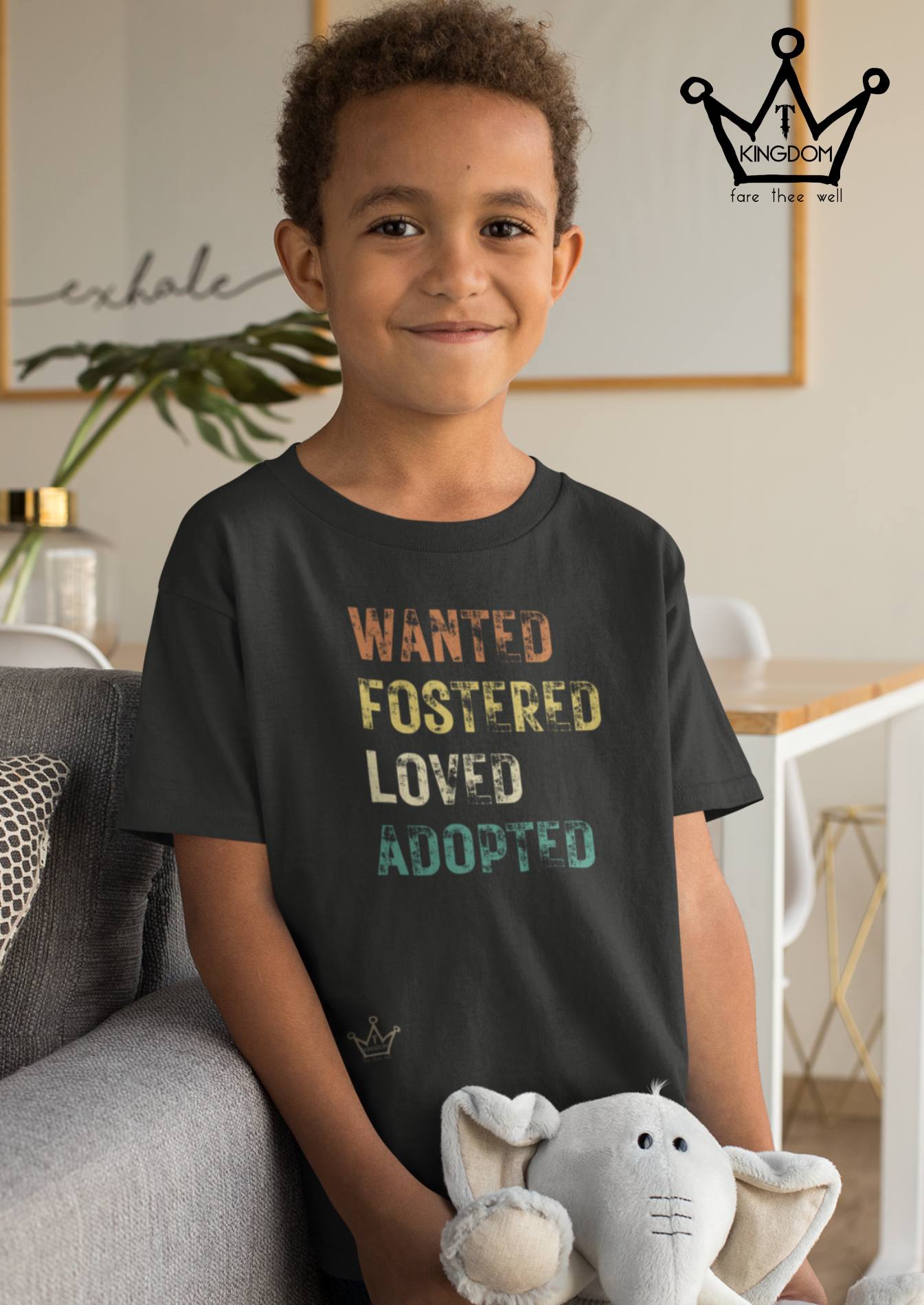 Wanted Fostered Loved Adopted Kids T-Shirt Heavy Cotton™ Tee